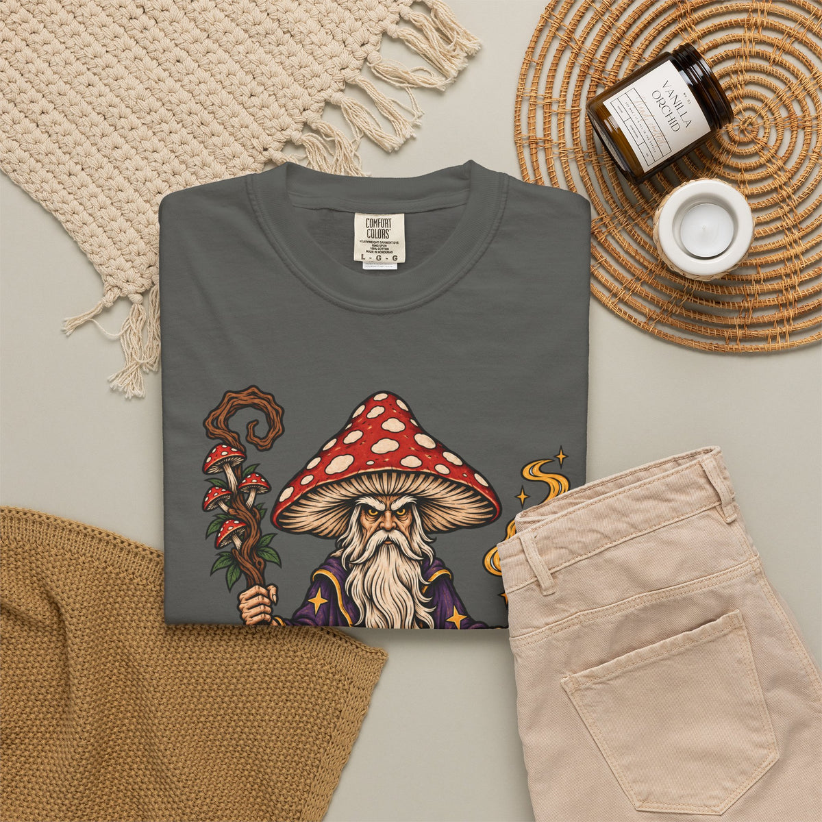 Amanita Mushroom Wizard T-Shirt