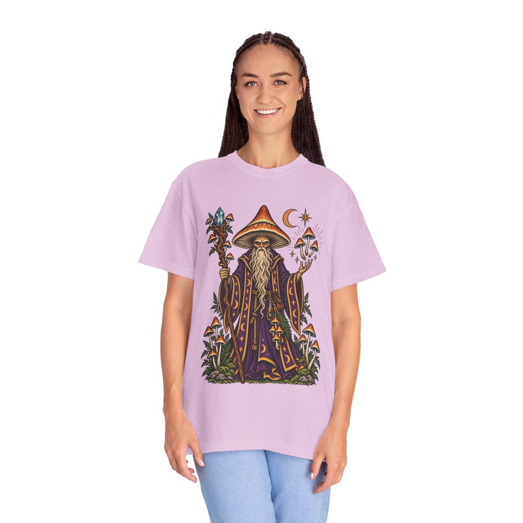 psilocybin Mushroom Wizard Tattoo Flash T-Shirt