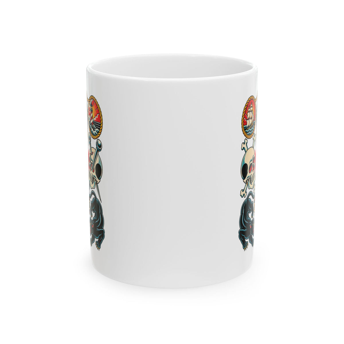 Fearless Flash Sheet Tattoo Flash Coffee Mug (11oz & 15oz)