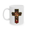 Matthew 11:28 Jesus Cross Tattoo Flash Coffee Mug (11oz & 15oz)