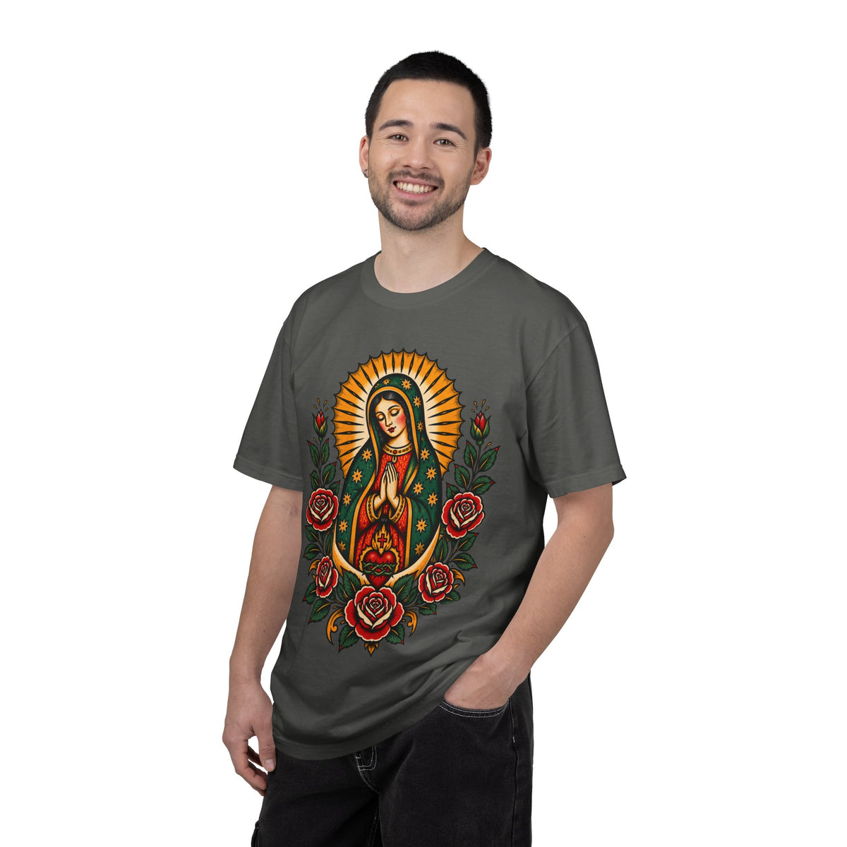 Our Lady of Guadalupe Tattoo Flash T-Shirt