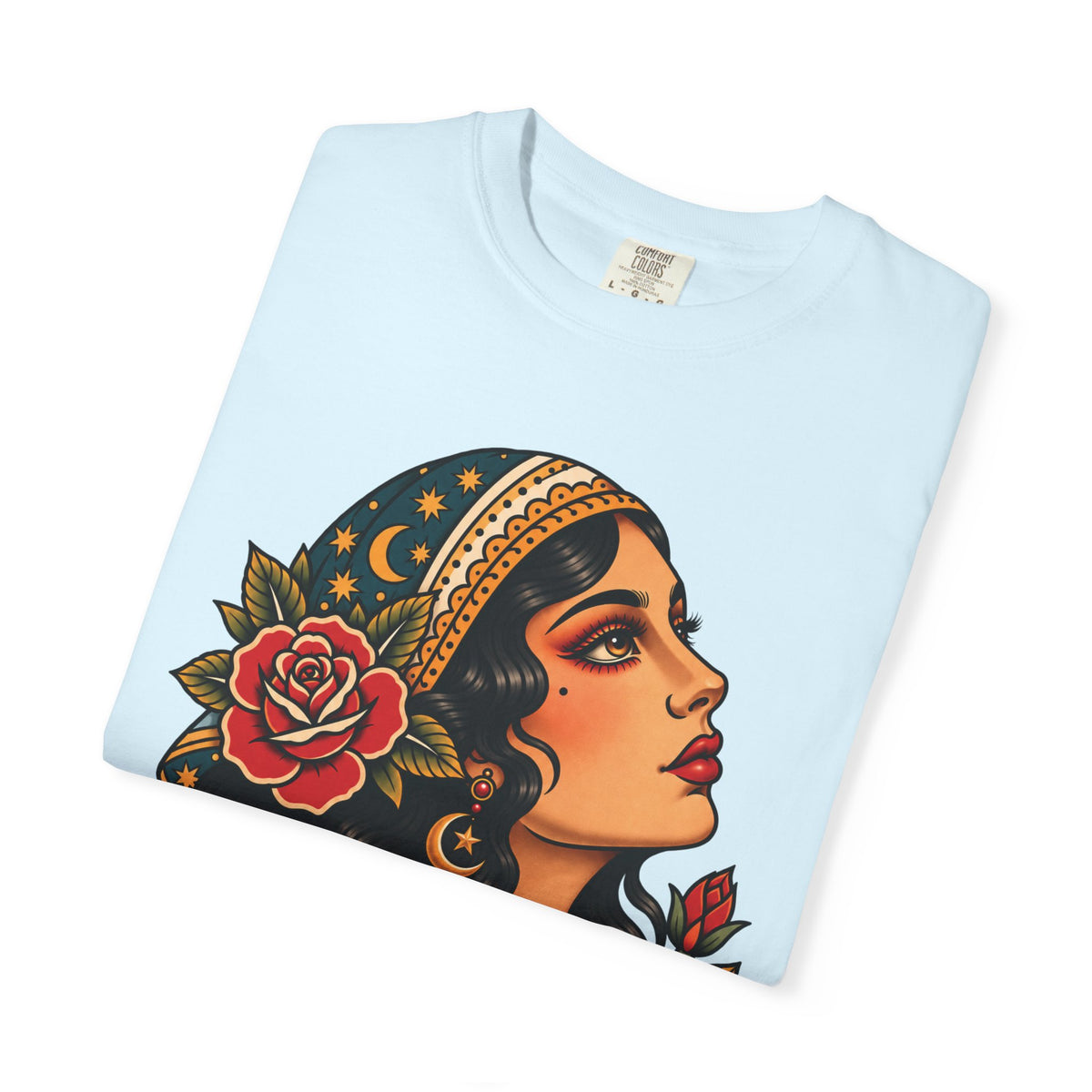 Gypsy Woman Tattoo Flash Sheet T-Shirt