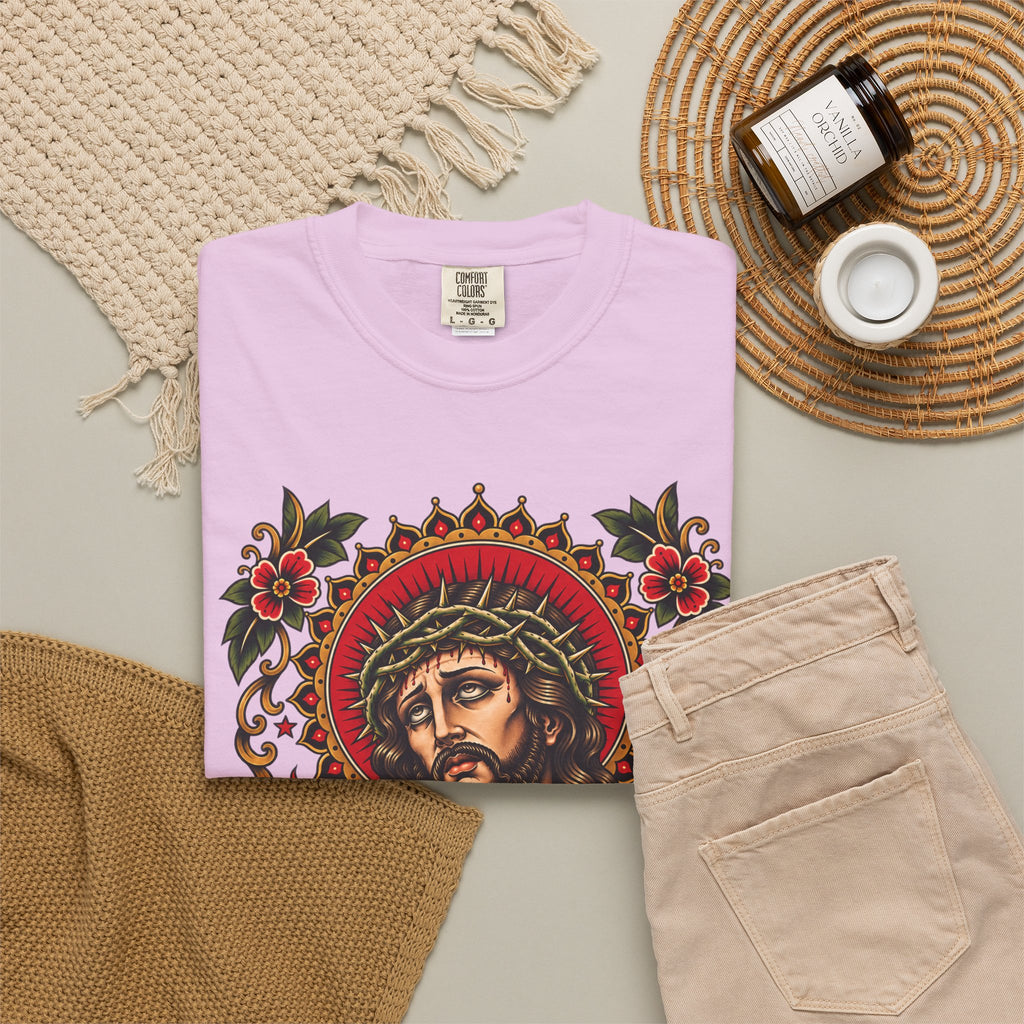 Jesus Sacred Heart Tattoo Flash T-Shirt