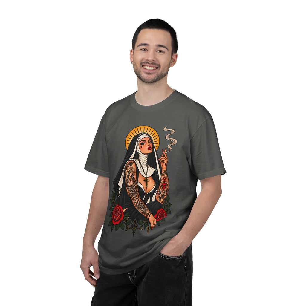 Rebel Nun Tattoo Flash T-Shirt