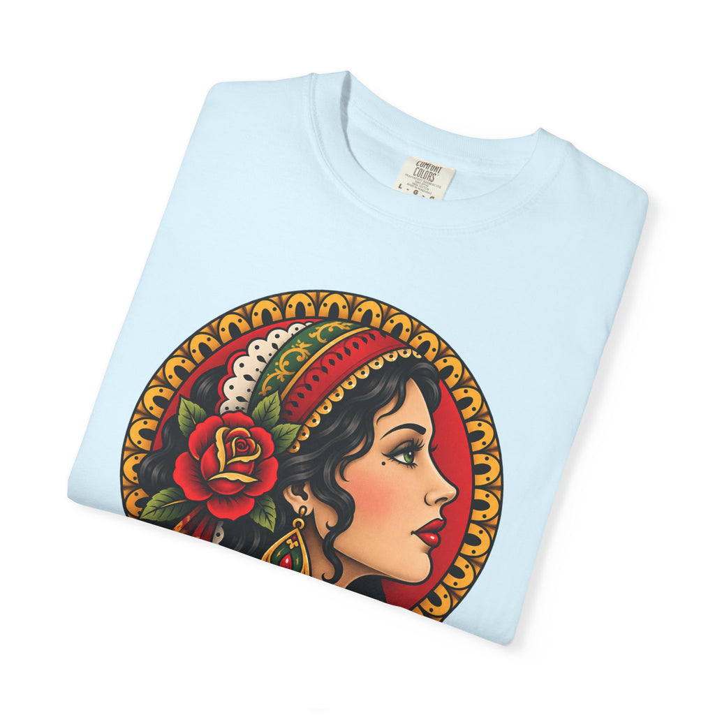 Esmeralda Gypsy Tattoo Flash T shirt