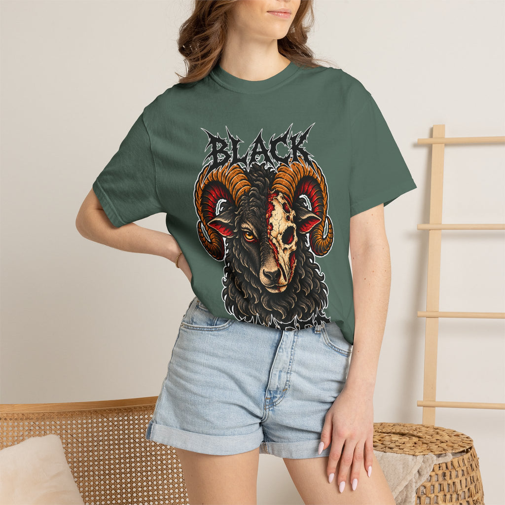 Black Sheep Tattoo Flash T-Shirt