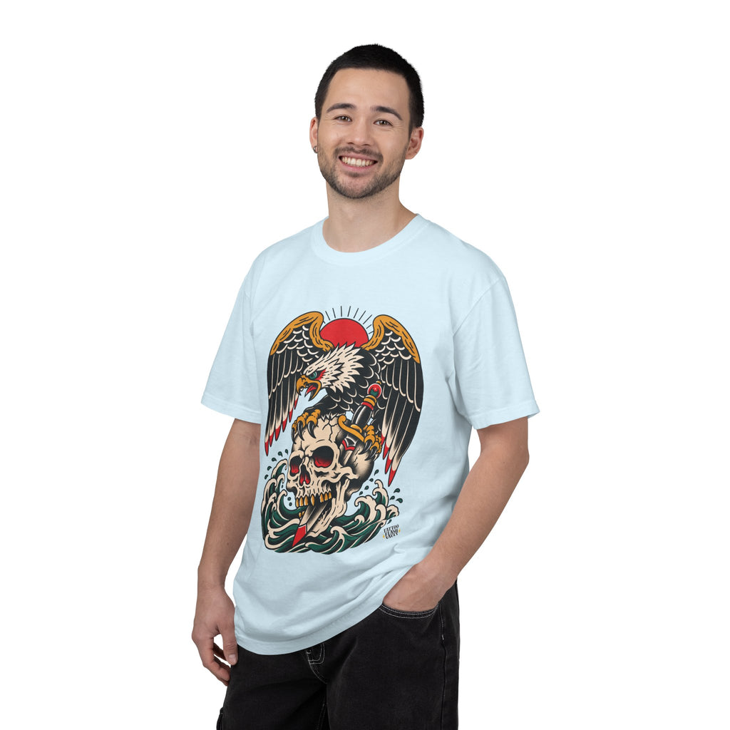 American Traditional Eagle & Skull Tattoo Flash T-Shirt