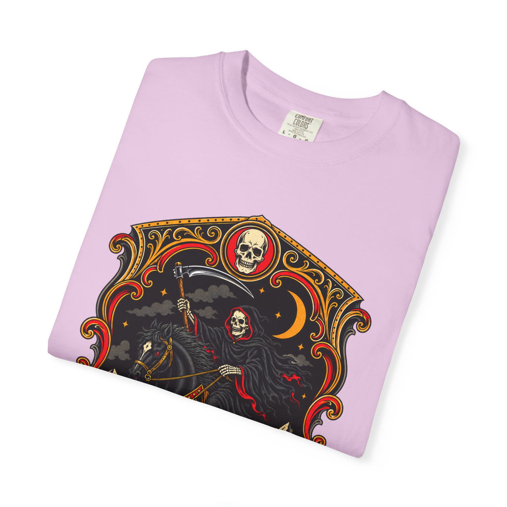 Grim Reaper Horseman Tattoo Flash T-Shirt