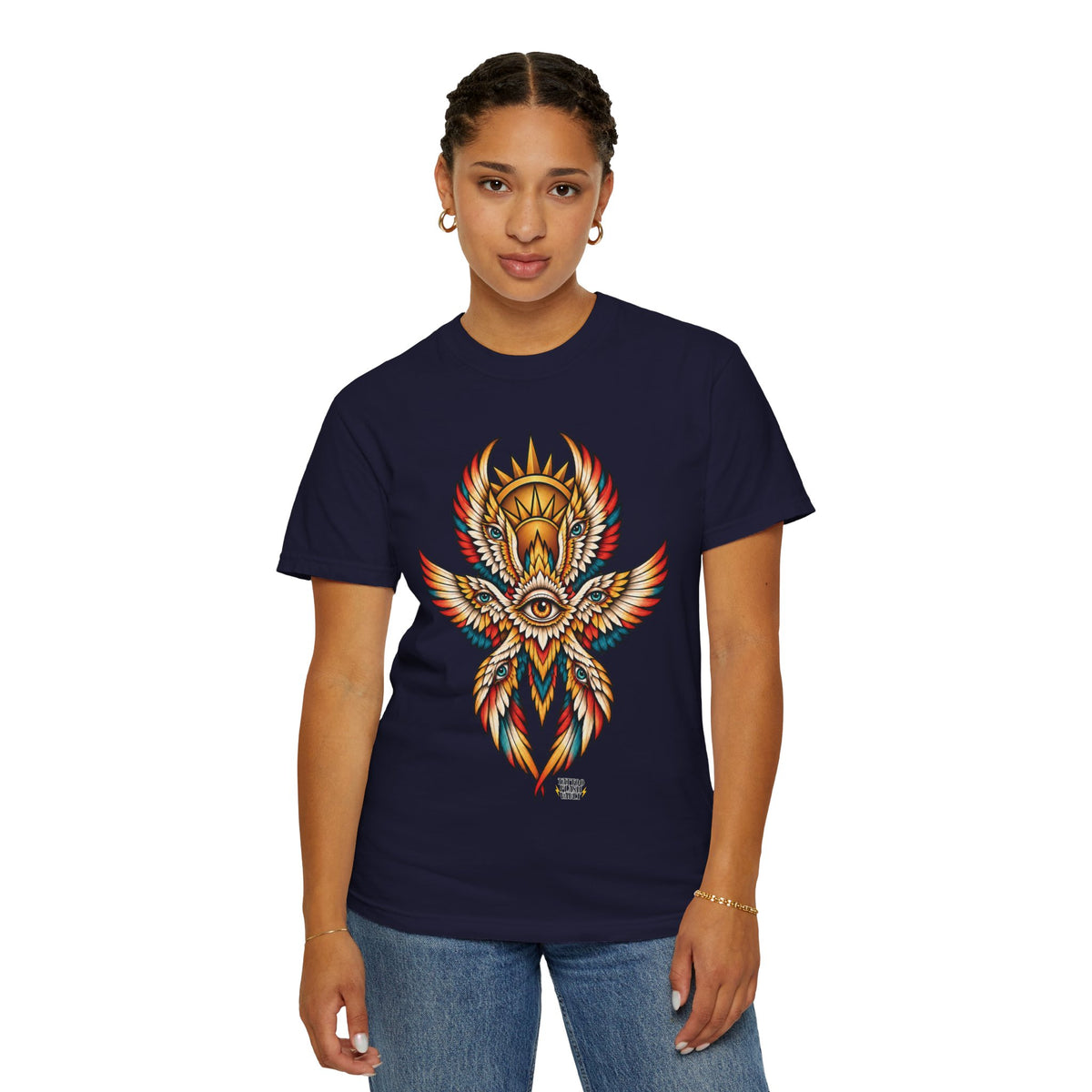 Seraphim Biblically Accurate Angel Tattoo Flash Sheet T-Shirt