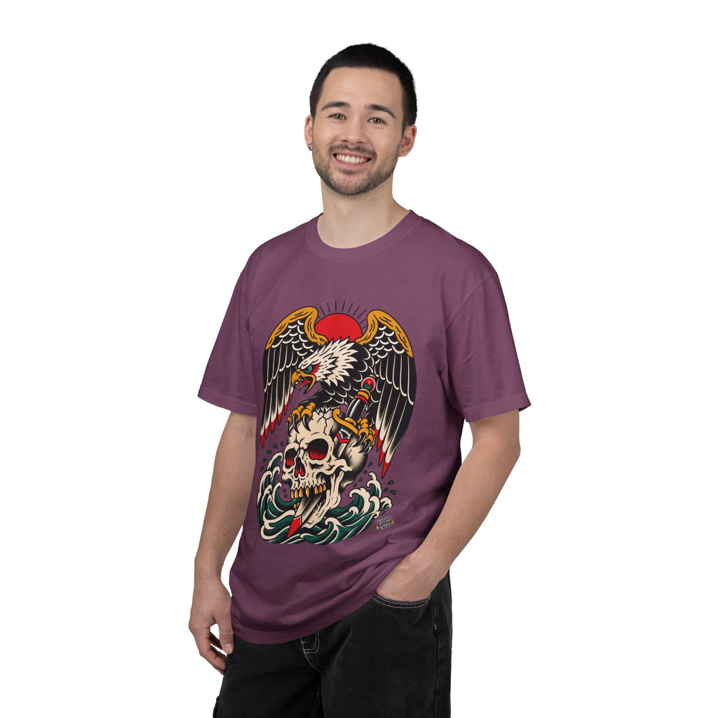 American Traditional Eagle & Skull Tattoo Flash T-Shirt