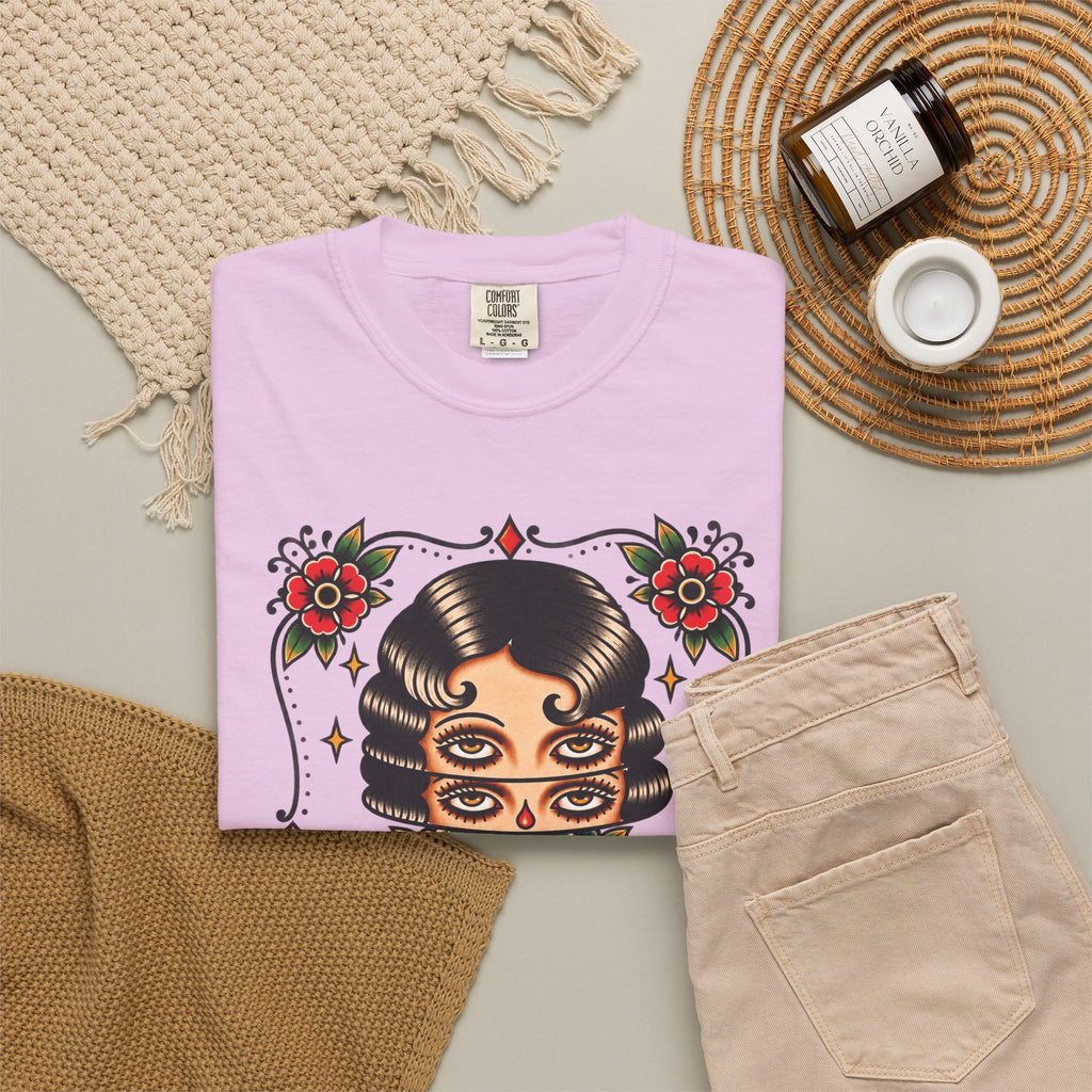 Floral Surrealism Tattoo Flash Sheet T-Shirt