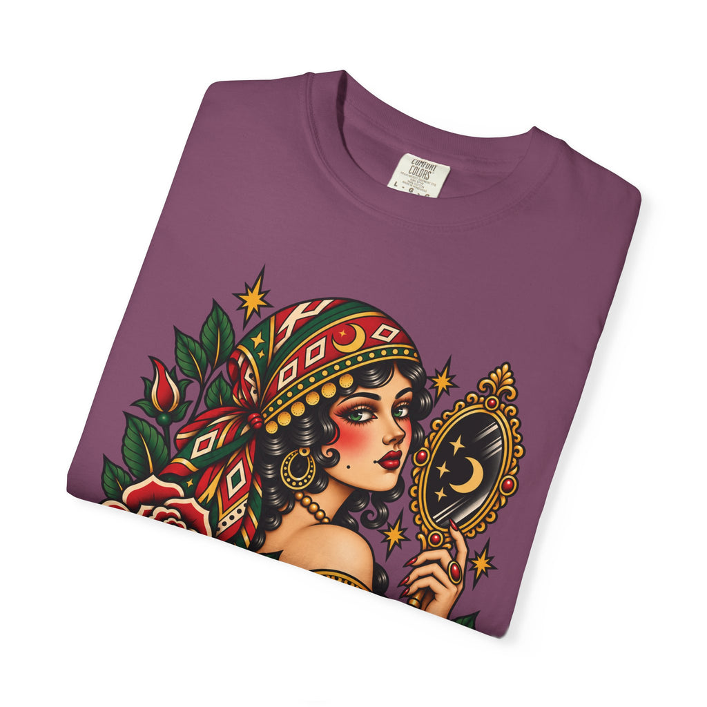Love Yourself First Gypsy Woman Tattoo Flash Sheet T-Shirt