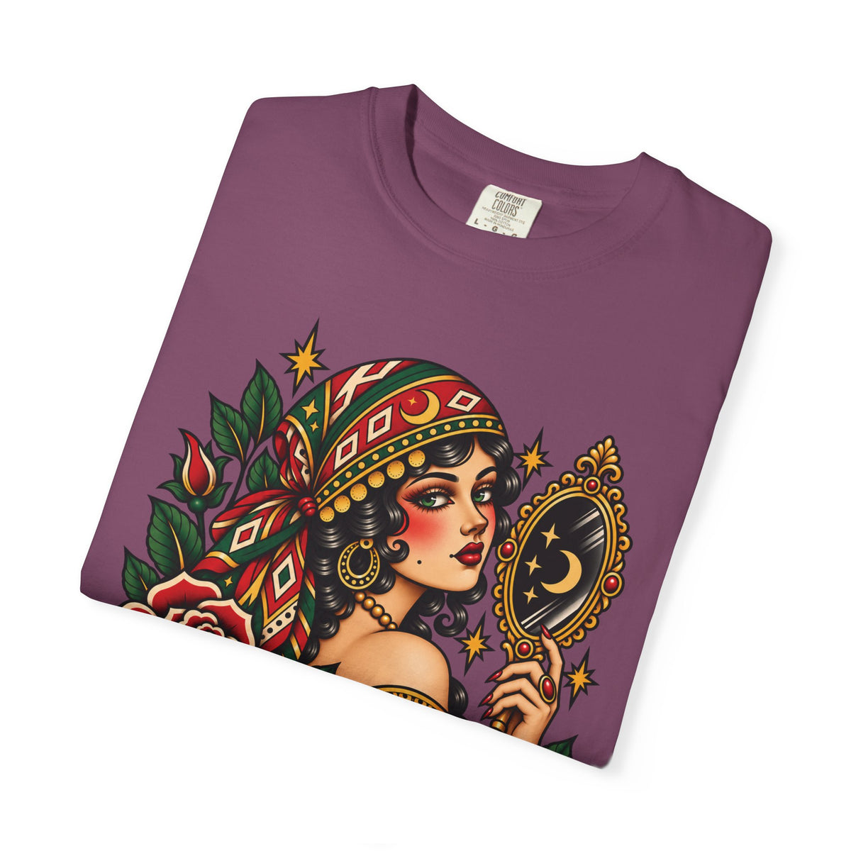 Love Yourself First Gypsy Woman Tattoo Flash Sheet T-Shirt