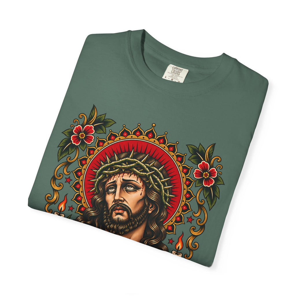 Jesus Sacred Heart Tattoo Flash T-Shirt