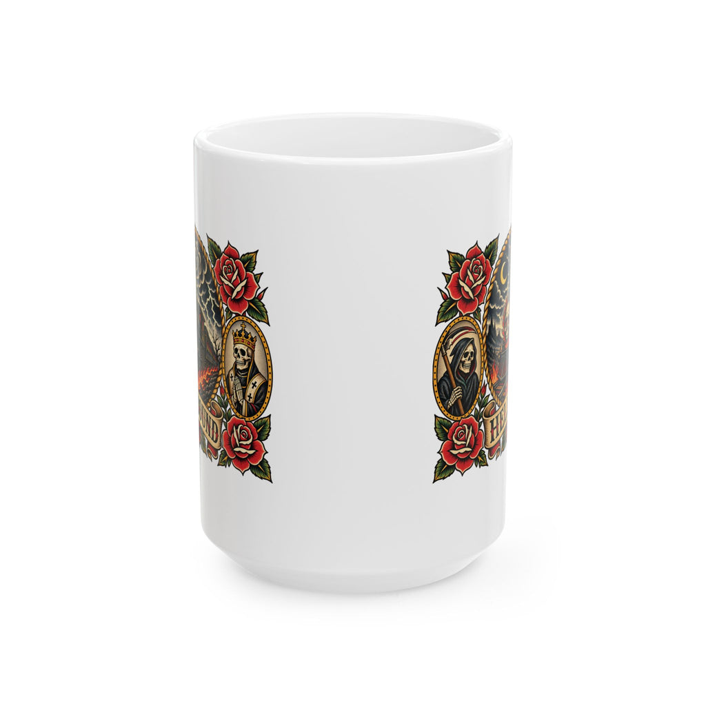 Hellbound Train Tattoo Flash Coffee Mug (11oz & 15oz)