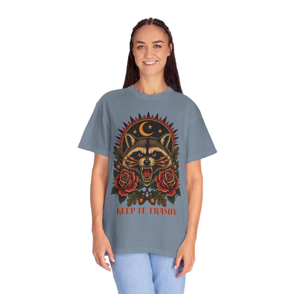 Keep It Trashy Raccoon Flash T-Shirt