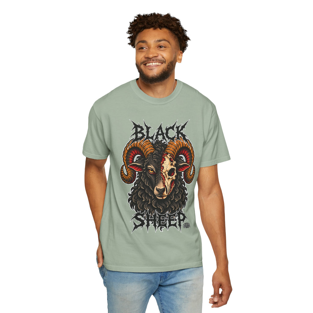 Black Sheep Tattoo Flash T-Shirt
