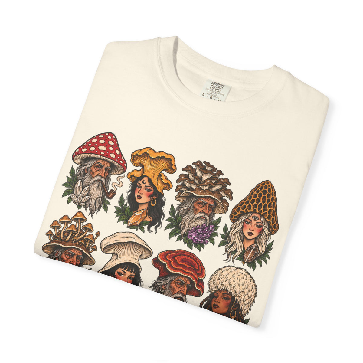 Mushroom Folks Tattoo Flash T Shirt