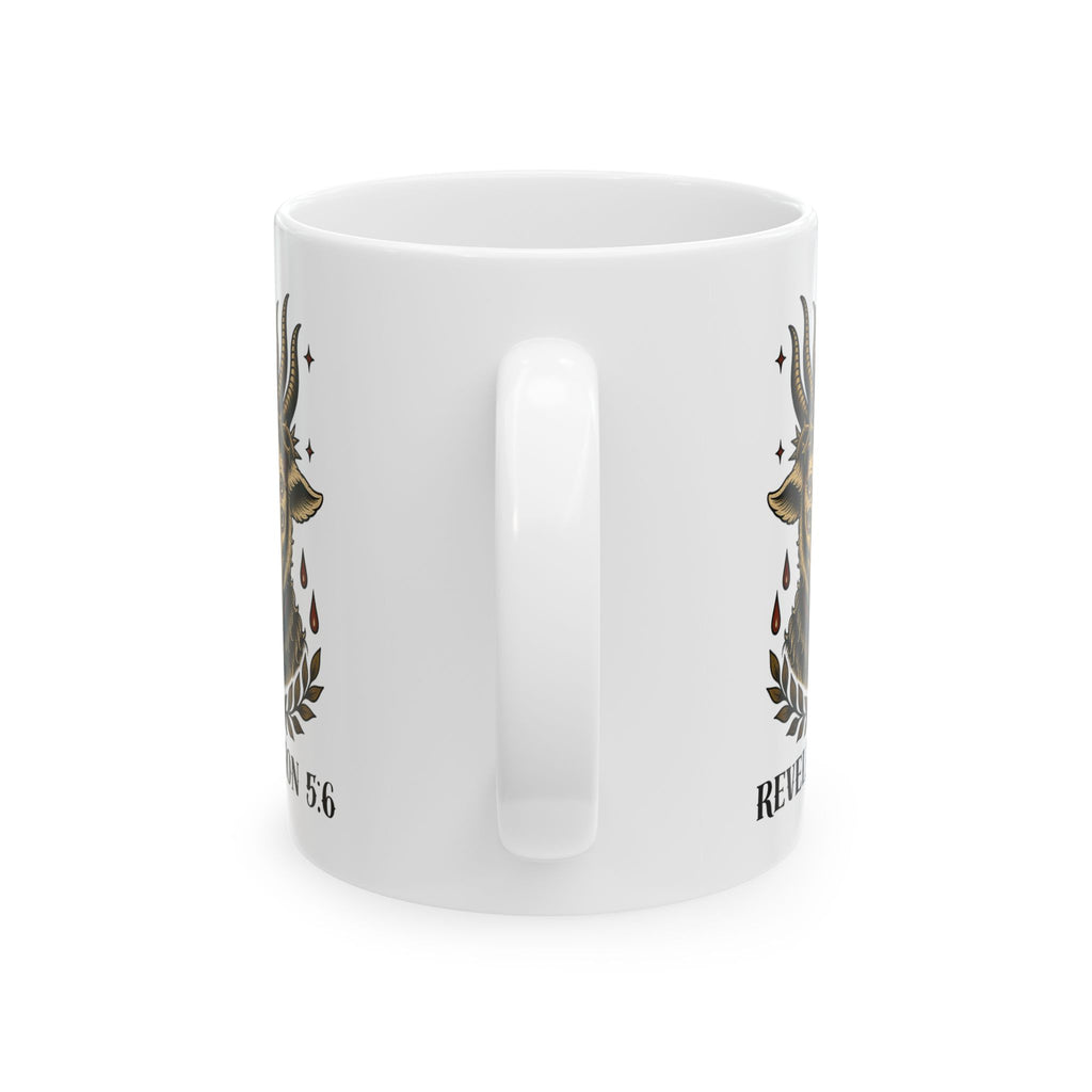 Revelation 5:6 Sacrificial Lamb Ceramic Coffee Mug