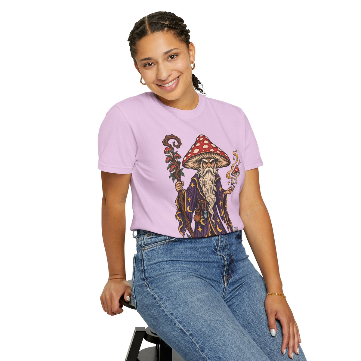 Amanita Mushroom Wizard T-Shirt