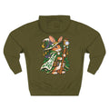 Rabbit Witch Tattoo Flash Pullover Hoodie (Back Design)