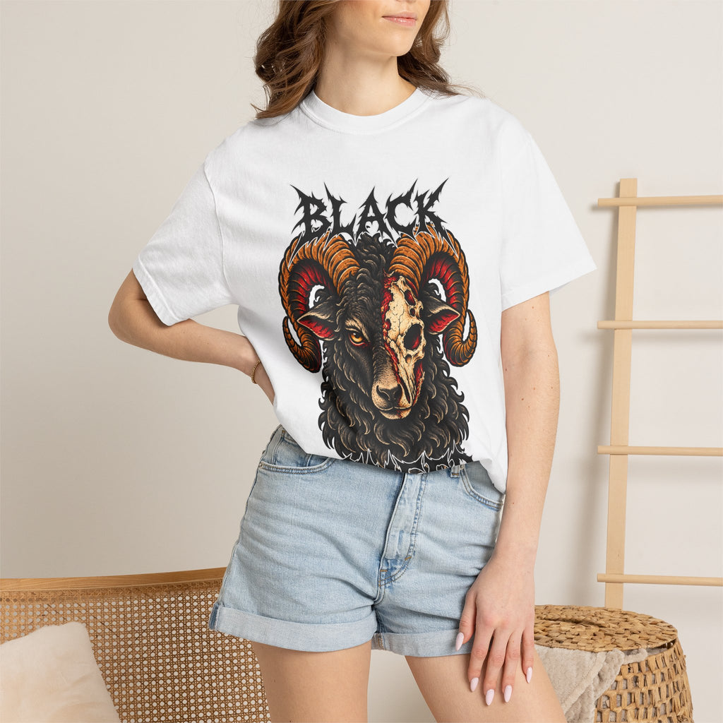 Black Sheep Tattoo Flash T-Shirt