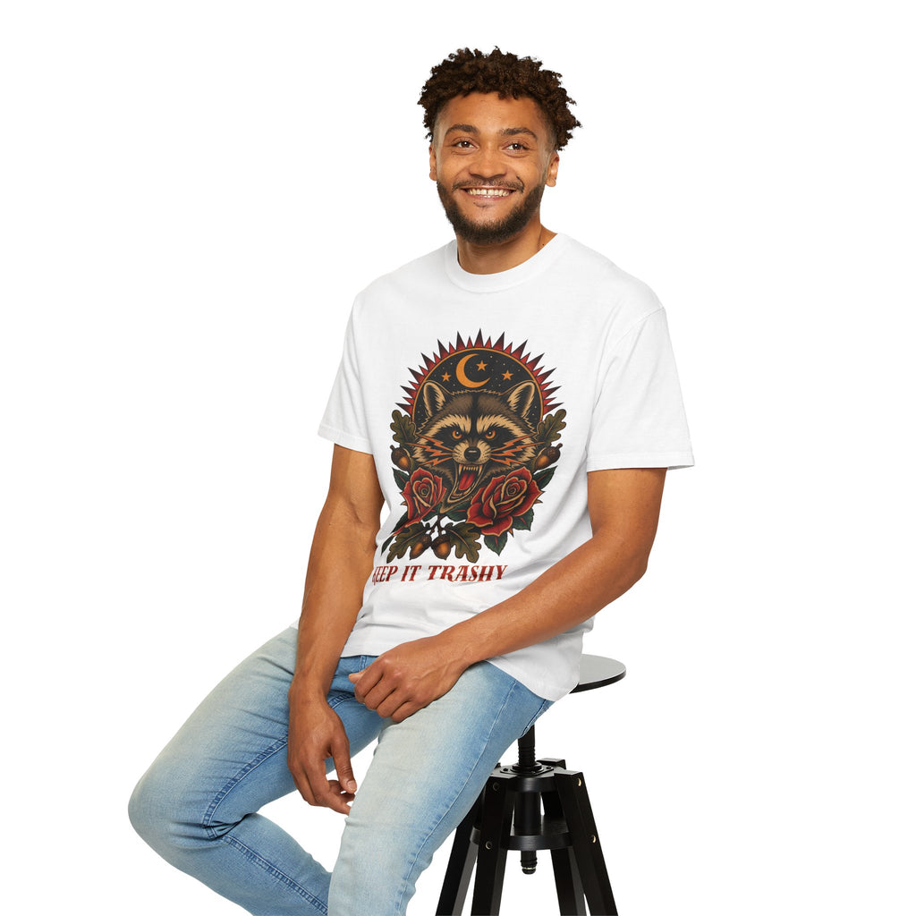 Keep It Trashy Raccoon Flash T-Shirt