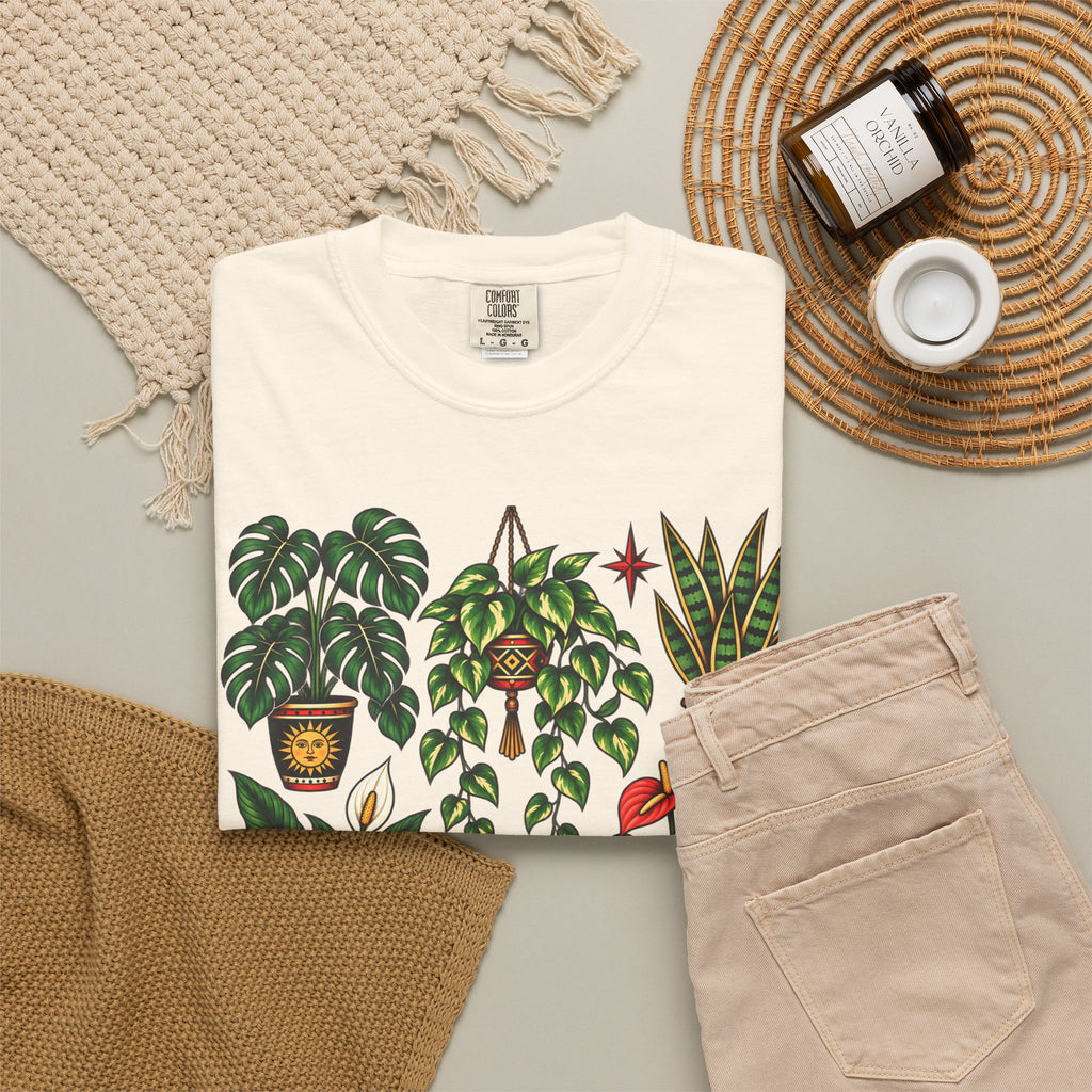 Houseplant Tattoo Flash T-Shirt