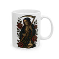 Grim Reaper Tattoo Flash Ceramic Coffee Cup