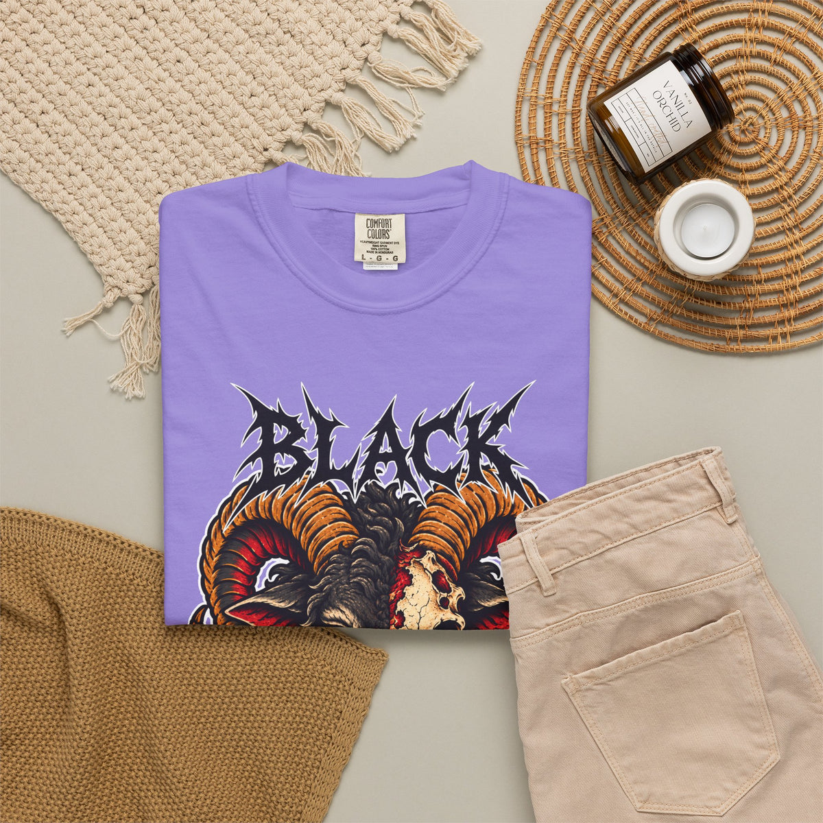 Black Sheep Tattoo Flash T-Shirt