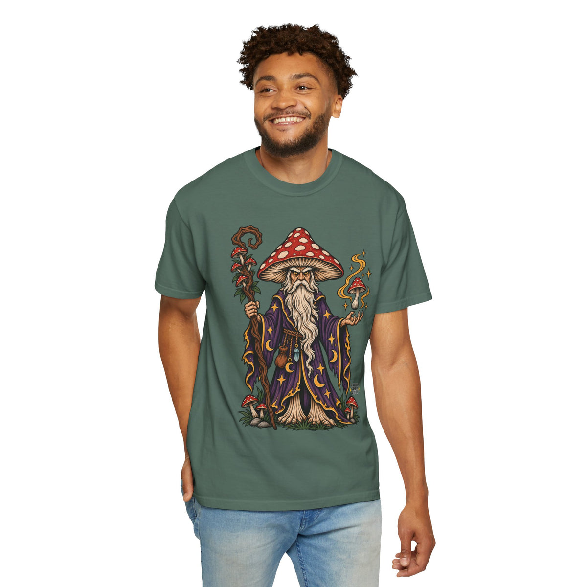 Amanita Mushroom Wizard T-Shirt