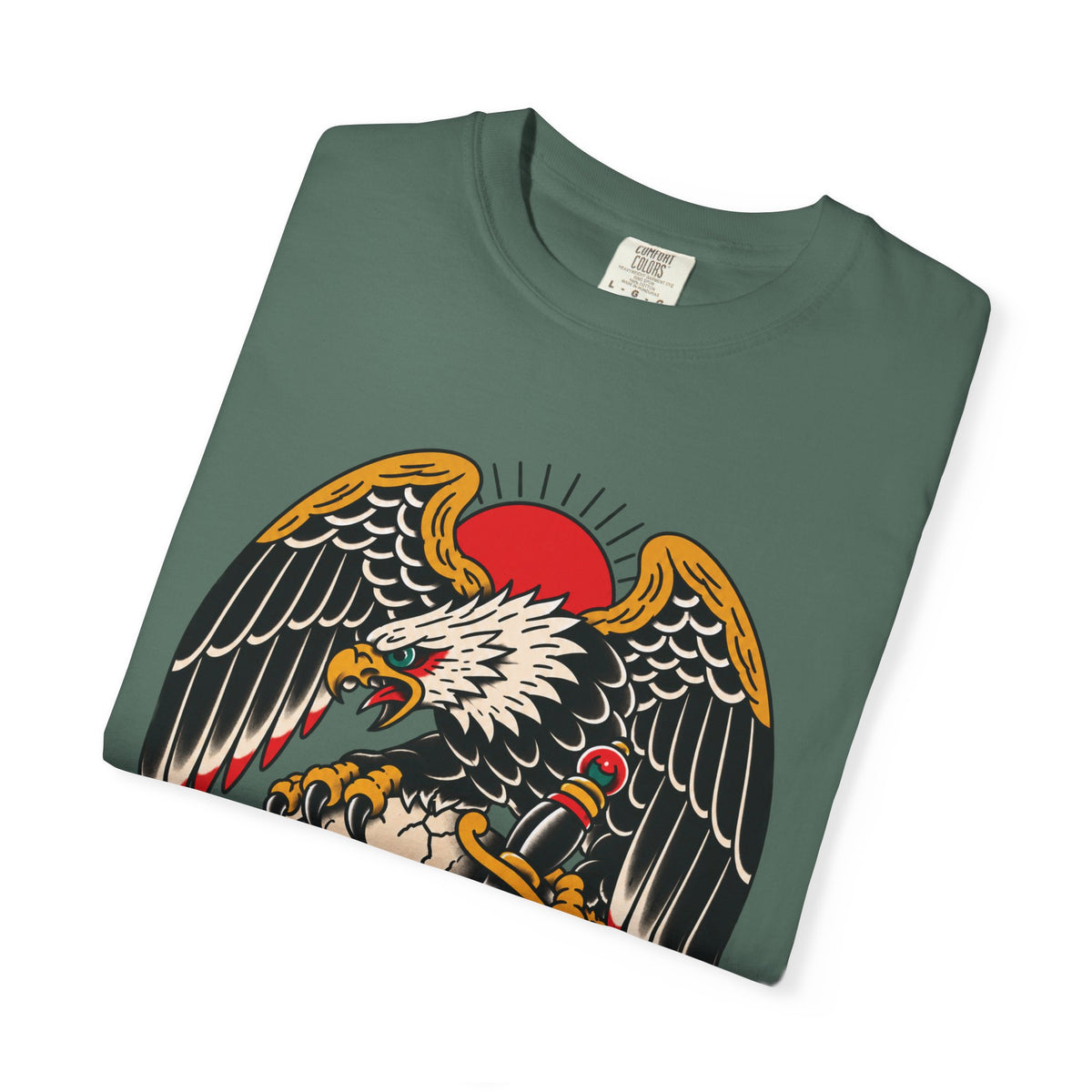 American Traditional Eagle & Skull Tattoo Flash T-Shirt
