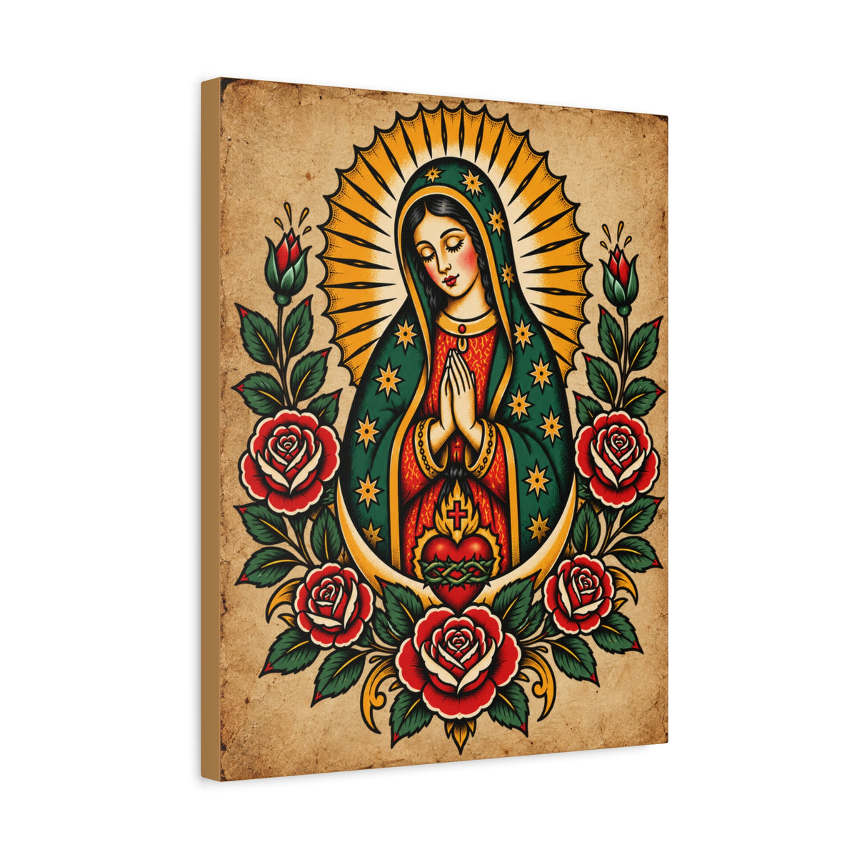 Our Lady of Guadalupe Tattoo Flash Wall Art