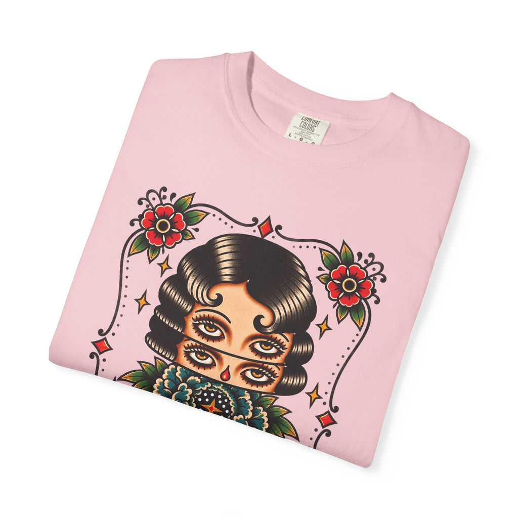 Floral Surrealism Tattoo Flash Sheet T-Shirt