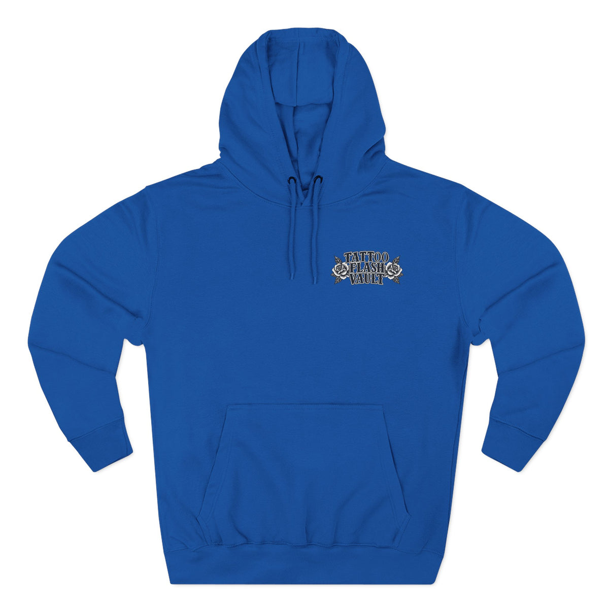 Amanita Mushroom Wizard Tattoo Flash Pullover Hoodie (Back Design)