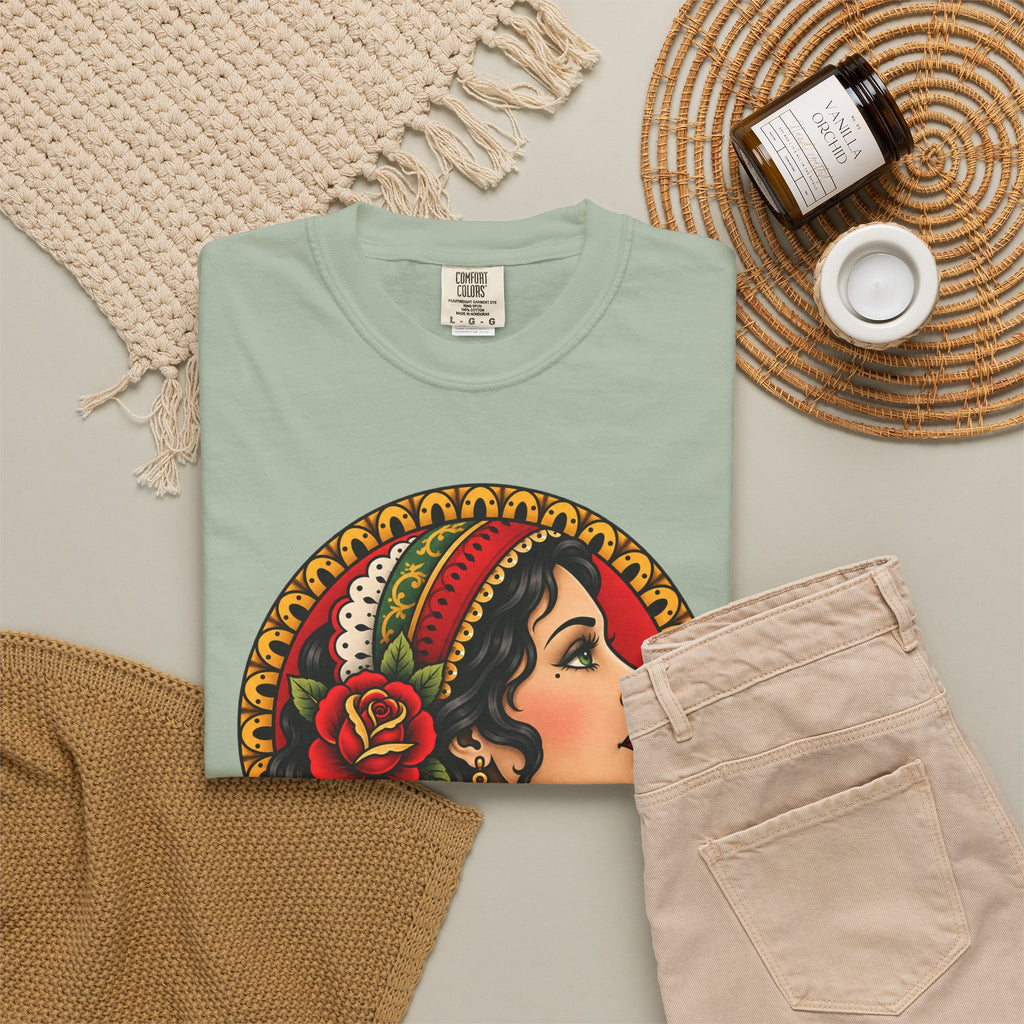 Esmeralda Gypsy Tattoo Flash T shirt