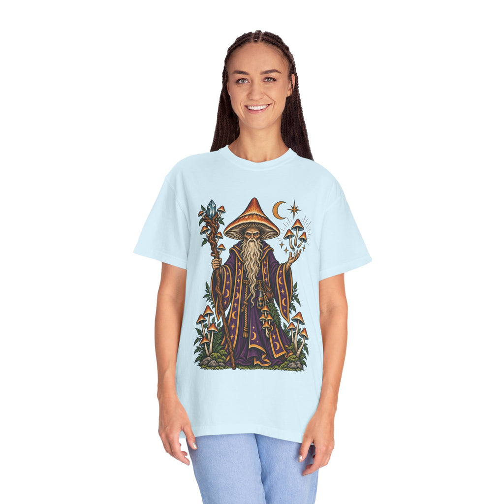 psilocybin Mushroom Wizard Tattoo Flash T-Shirt