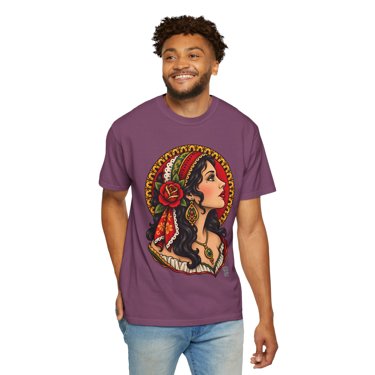 Esmeralda Gypsy Tattoo Flash T shirt