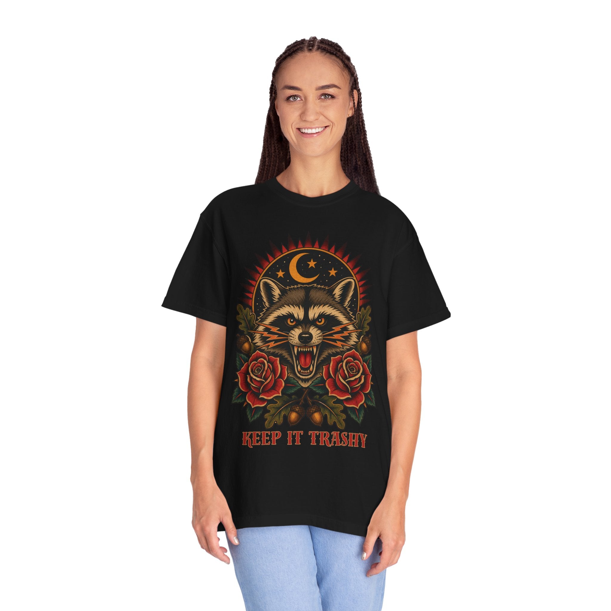 Keep It Trashy Raccoon Flash T-Shirt
