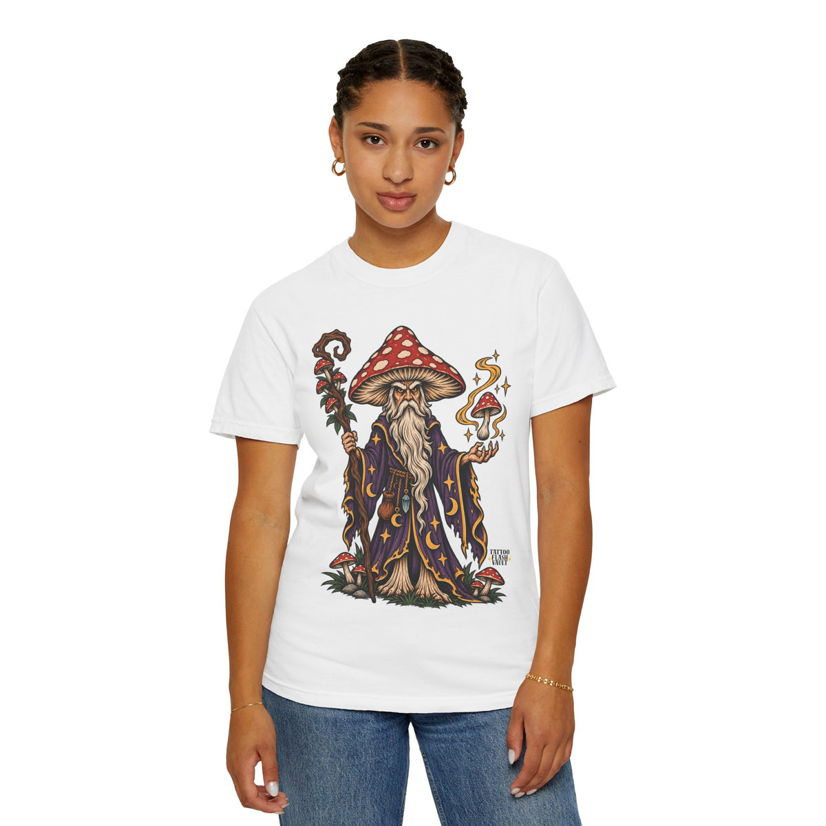 Amanita Mushroom Wizard T-Shirt