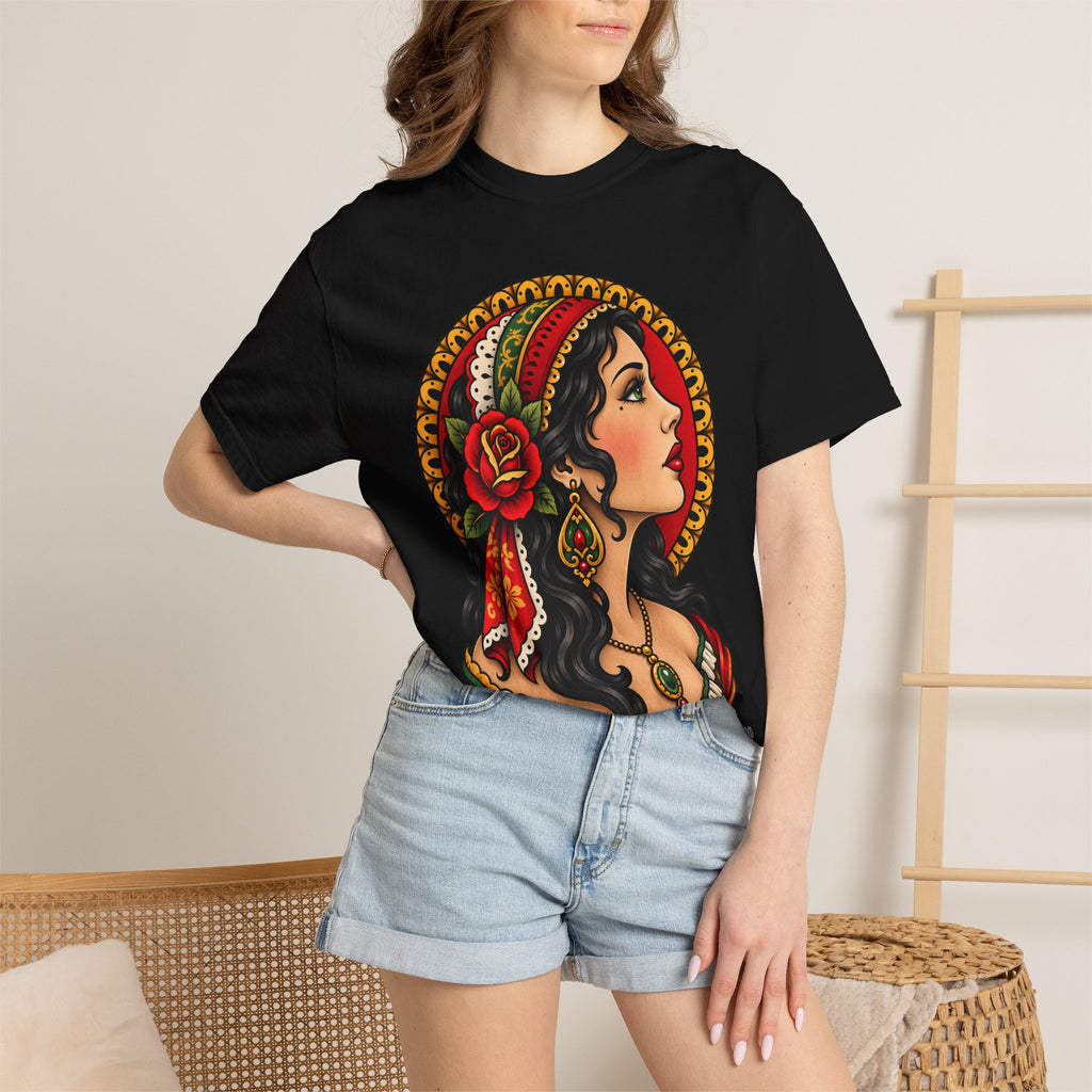 Esmeralda Gypsy Tattoo Flash T shirt