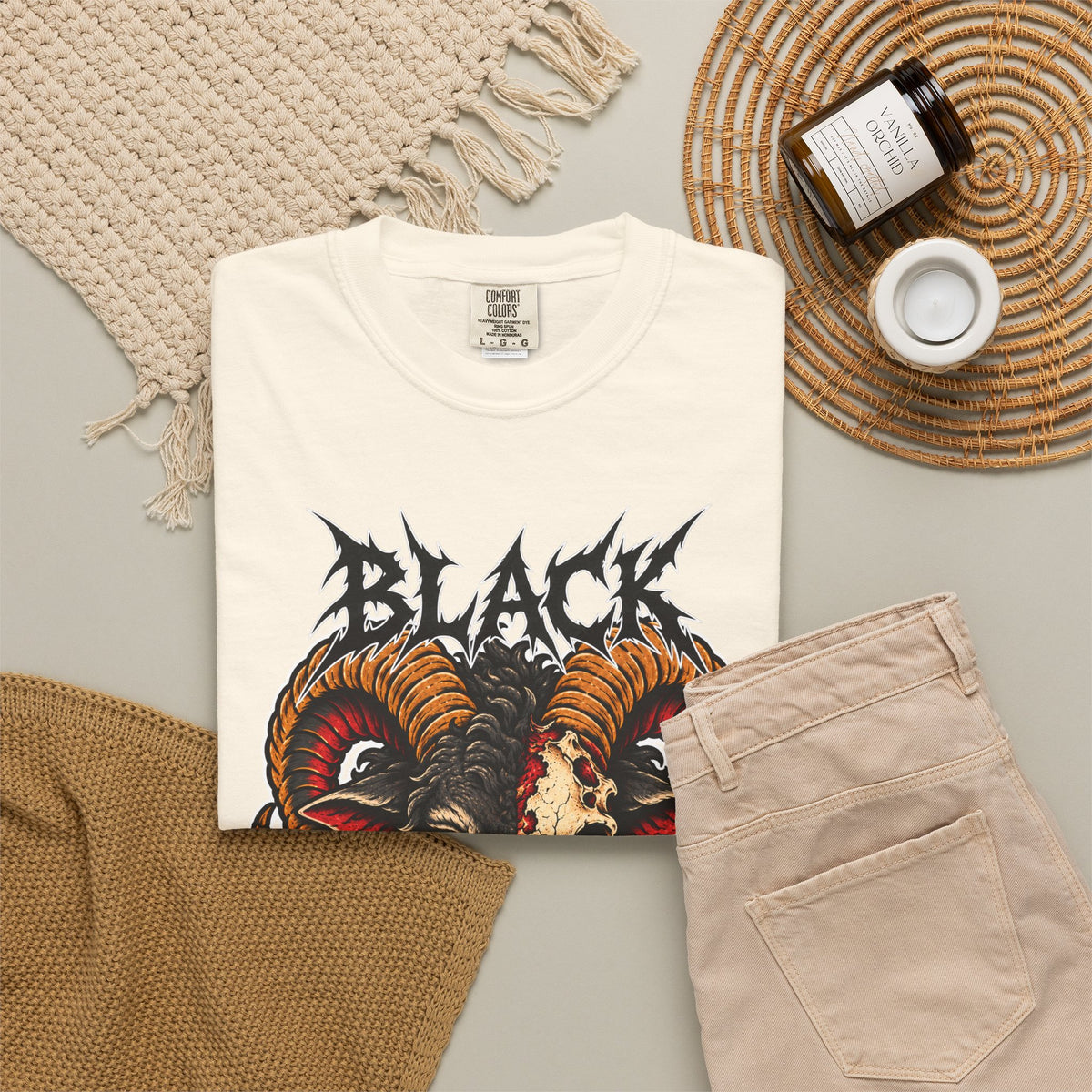 Black Sheep Tattoo Flash T-Shirt