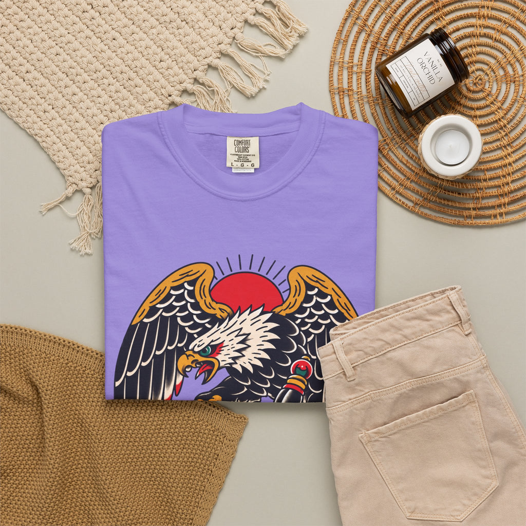 American Traditional Eagle & Skull Tattoo Flash T-Shirt