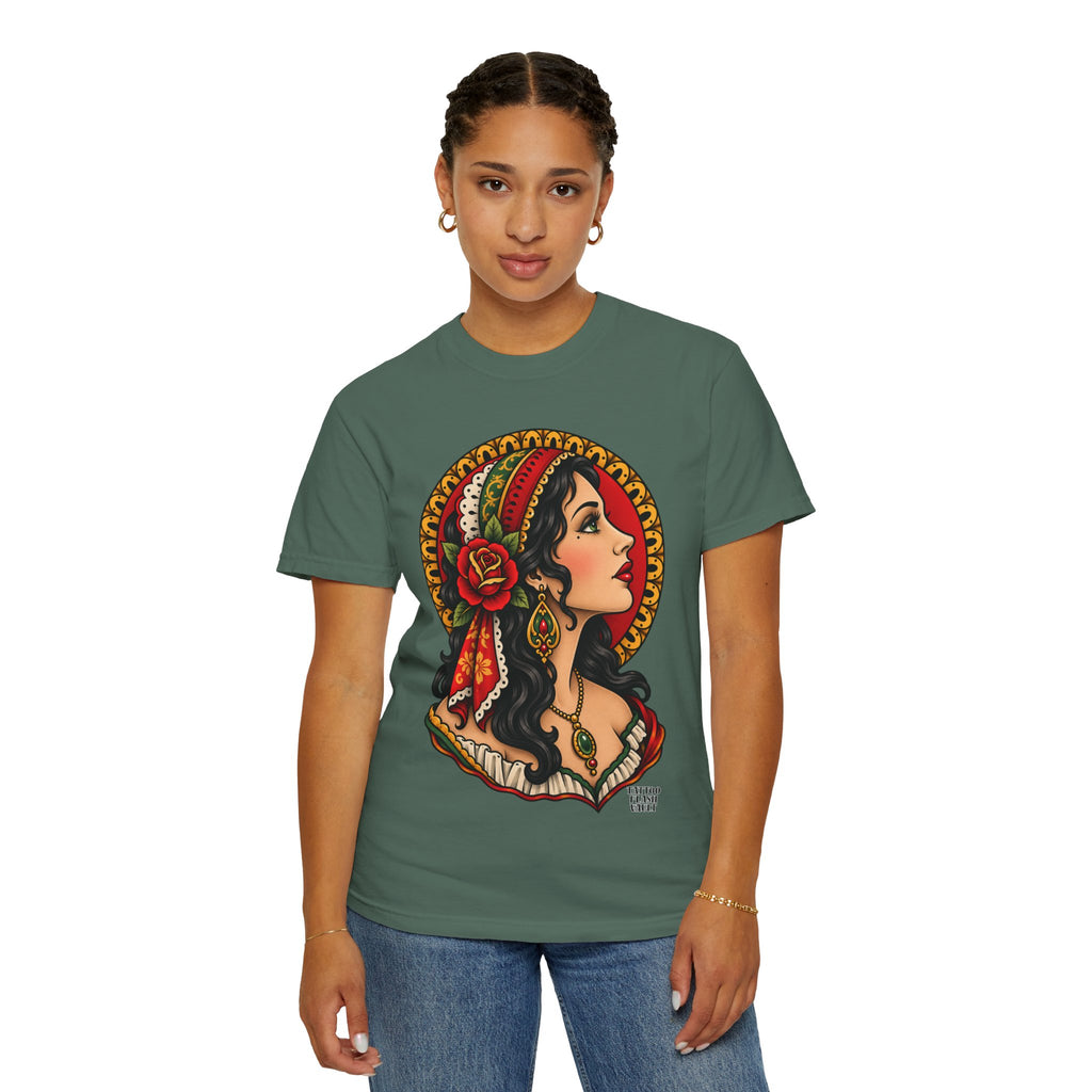 Esmeralda Gypsy Tattoo Flash T shirt