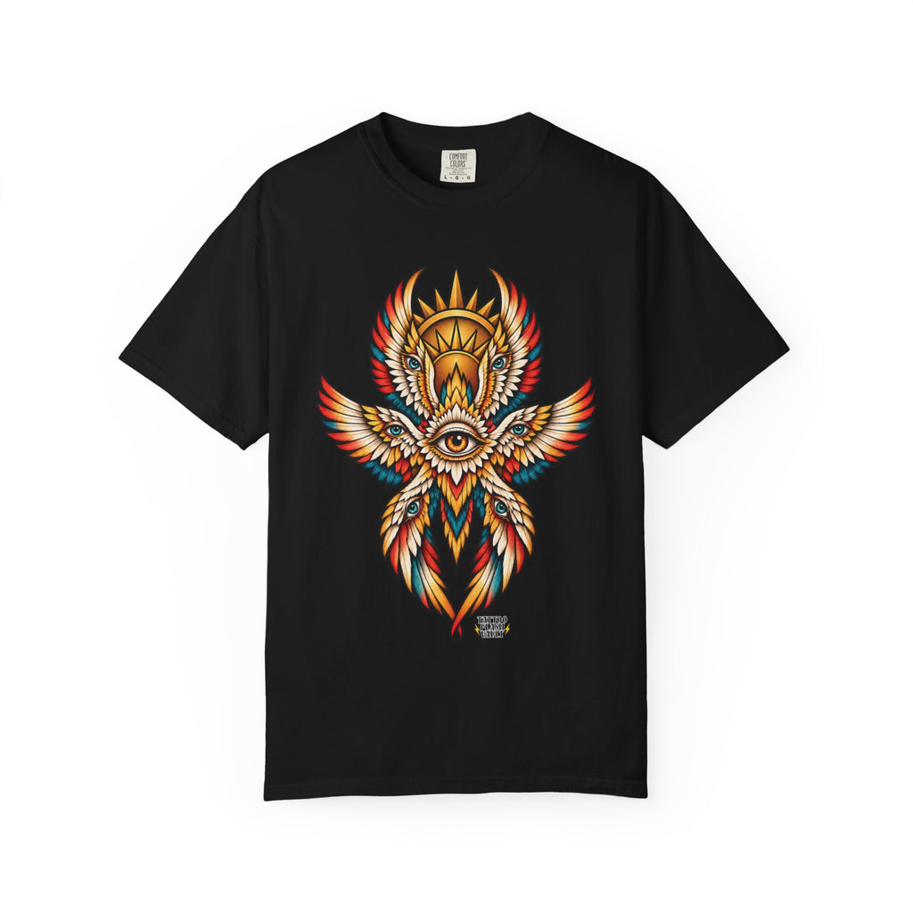 Seraphim Biblically Accurate Angel Tattoo Flash Sheet T-Shirt