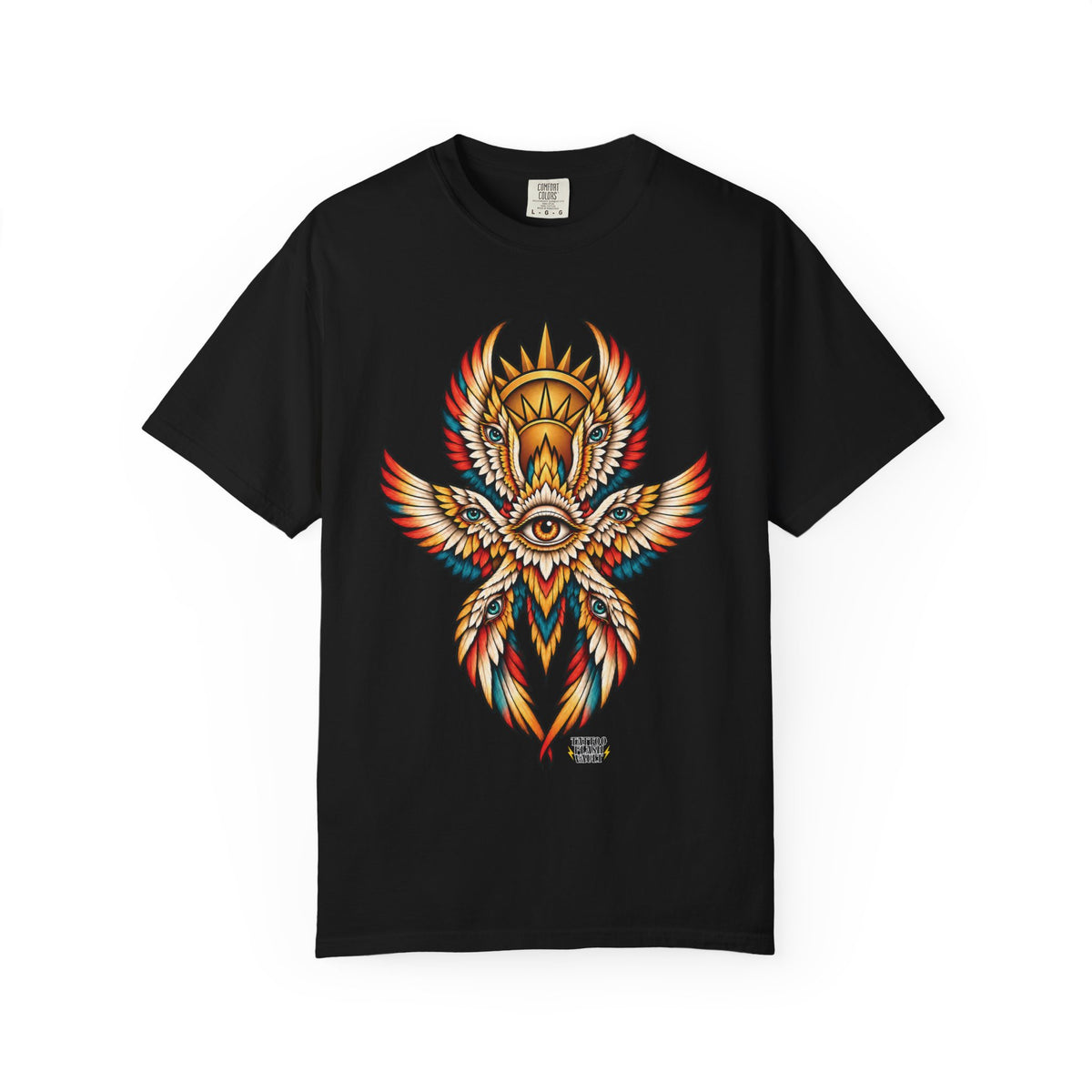 Seraphim Biblically Accurate Angel Tattoo Flash Sheet T-Shirt