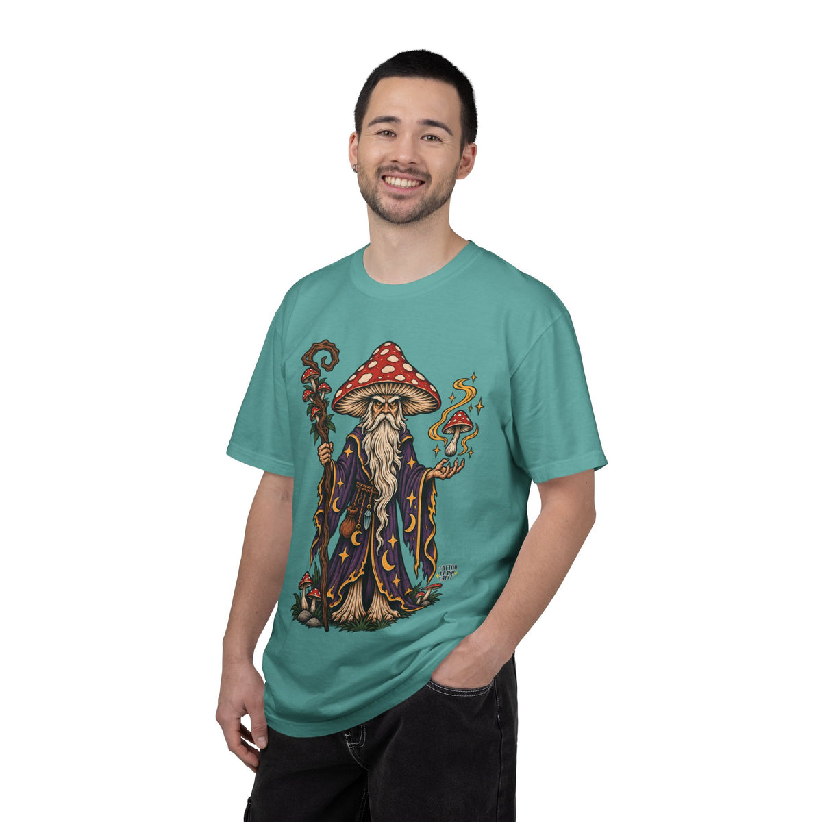 Amanita Mushroom Wizard T-Shirt