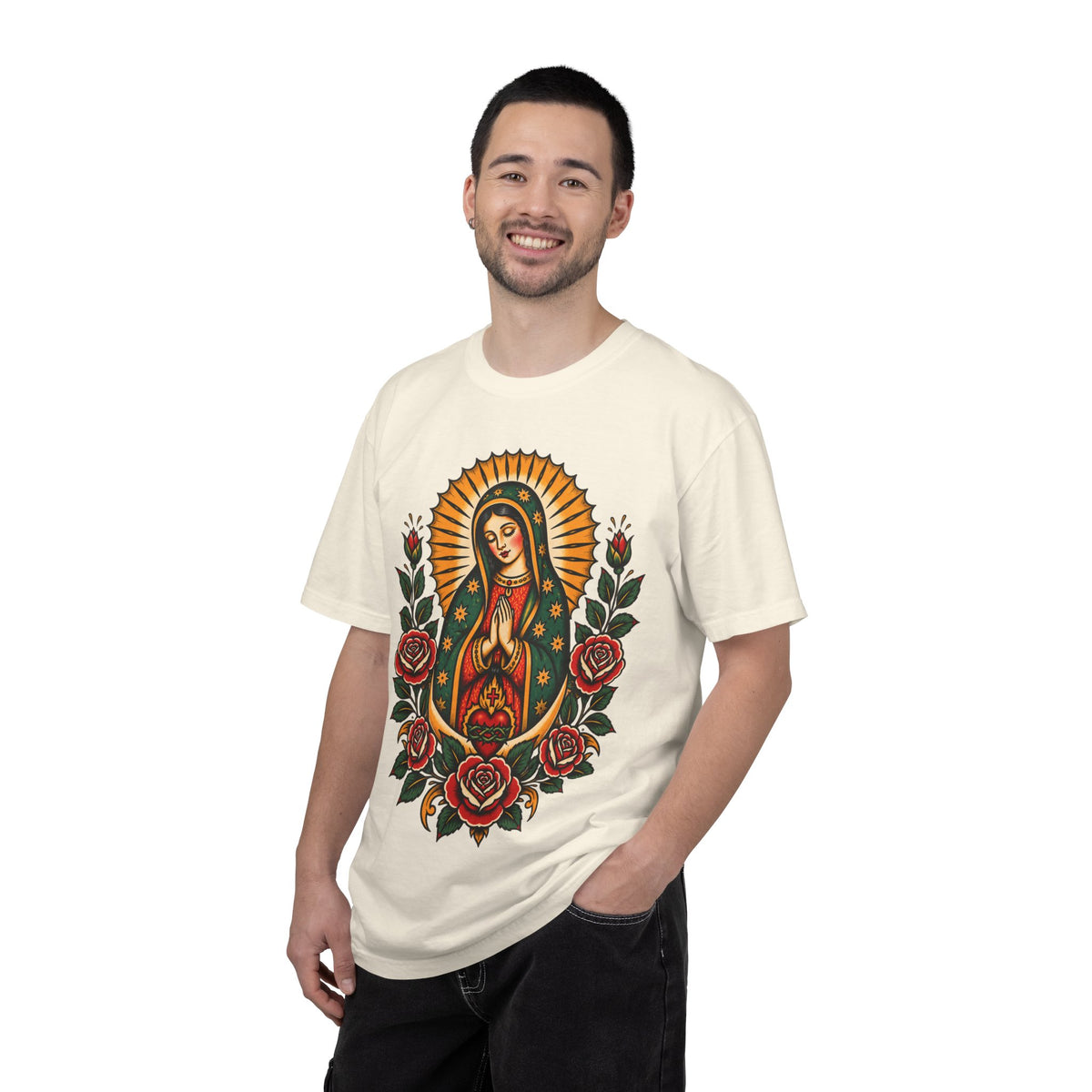 Our Lady of Guadalupe Tattoo Flash T-Shirt
