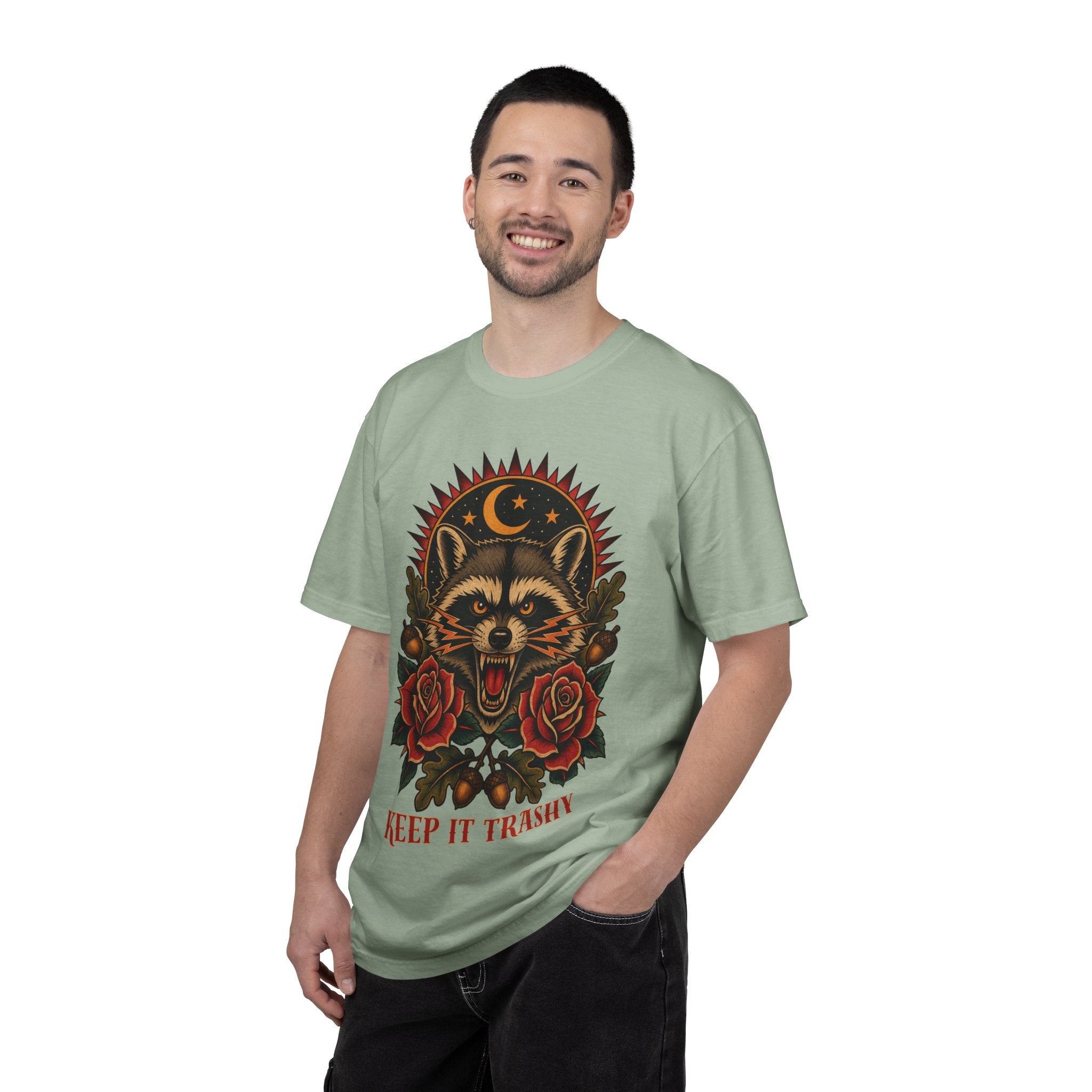 Keep It Trashy Raccoon Flash T-Shirt