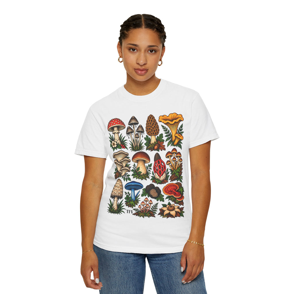 Mushroom Tattoo Flash T-Shirt